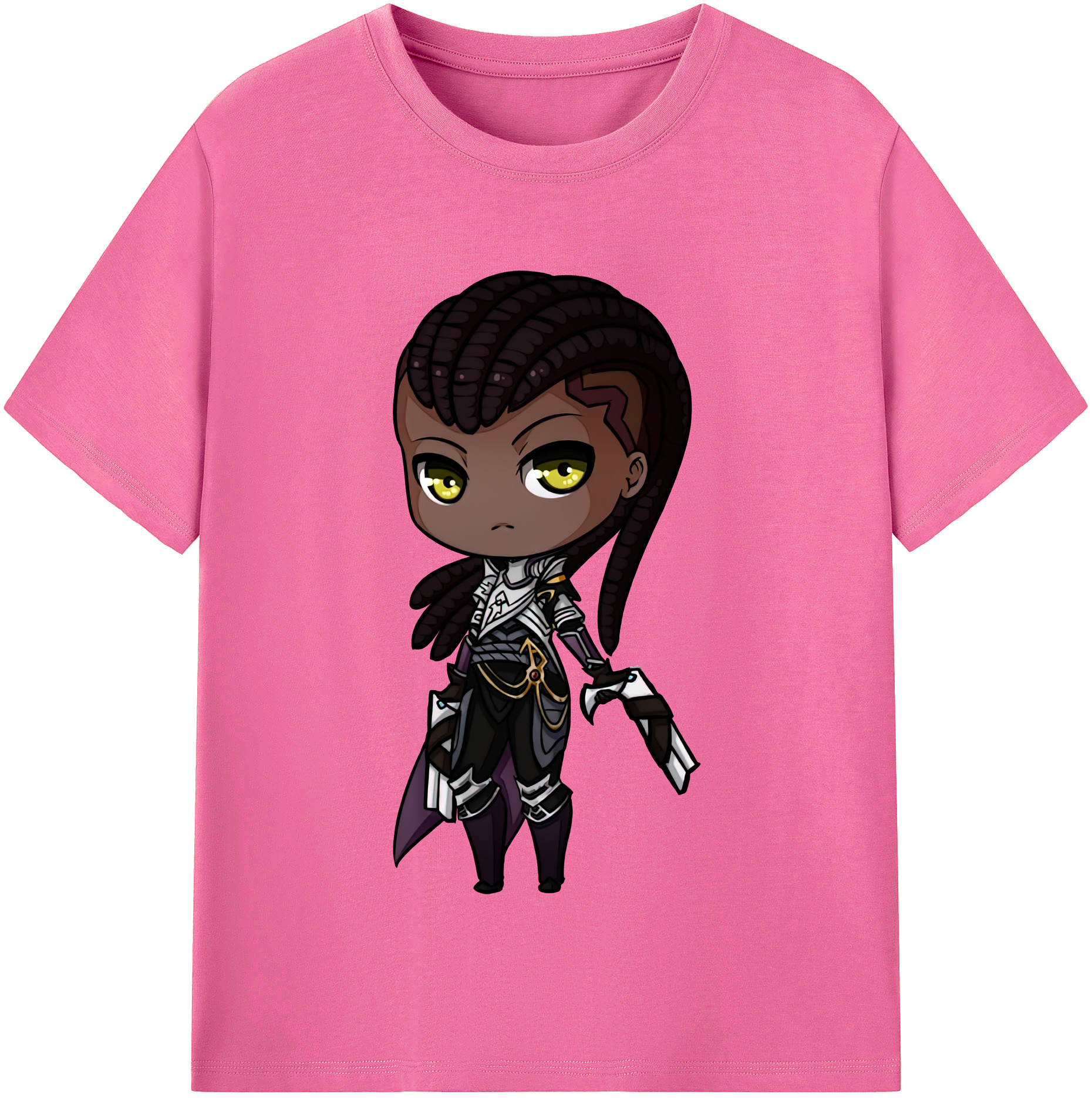 リーグ・オブ・レジェンド League of Legends LOL レディースカジュアルプリントTシャツ（綿100％）